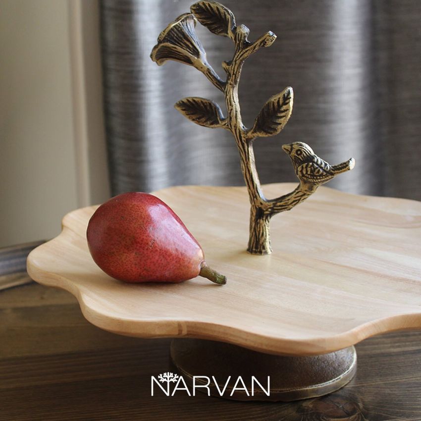 خرید شیرینی خوری چوبی لفتیکا