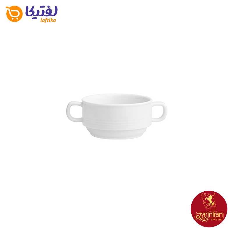 کاسه دسته دار چینی زرین