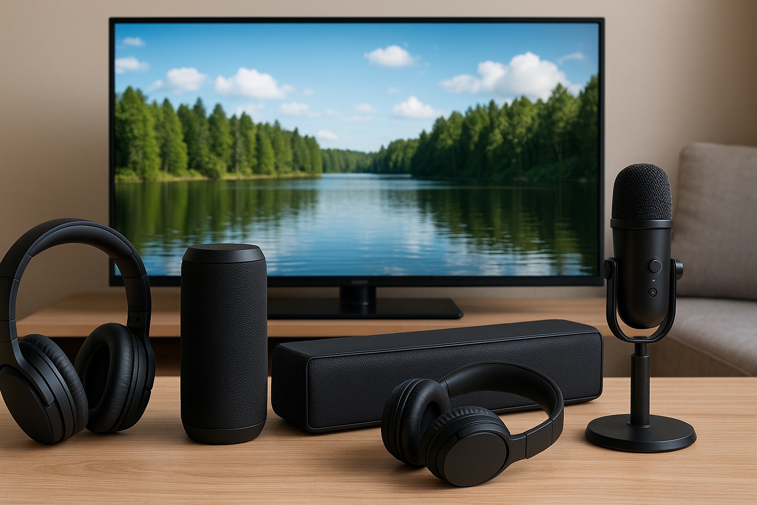  لوازم صوتی و تصویری بنر 