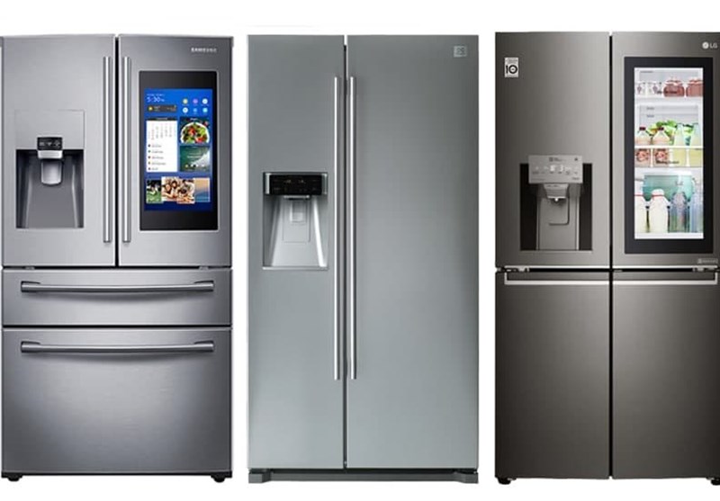 انواع یخچال فریزر ساید بای ساید