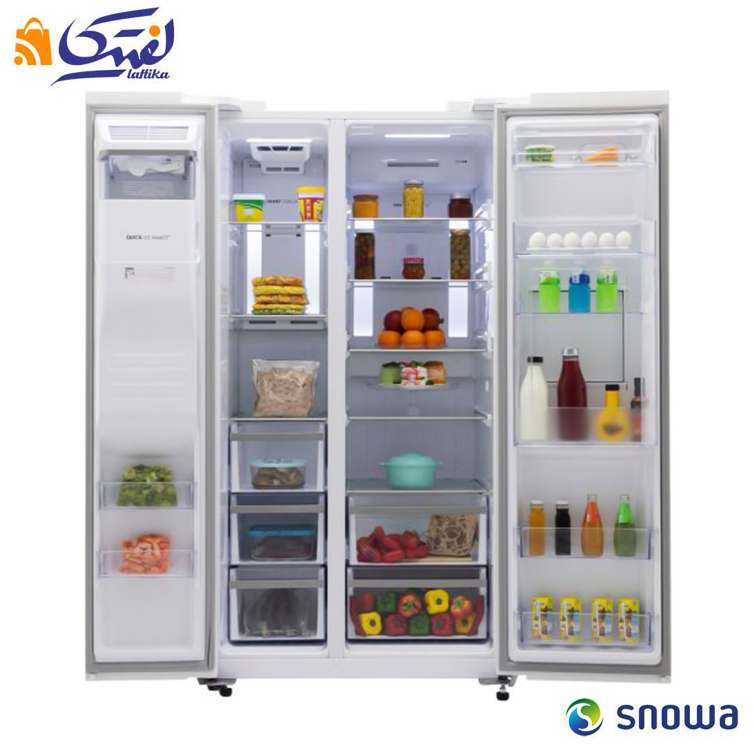 ظرفیت و فضای داخلی یخچال فریزر S1DiS100 اسنوا