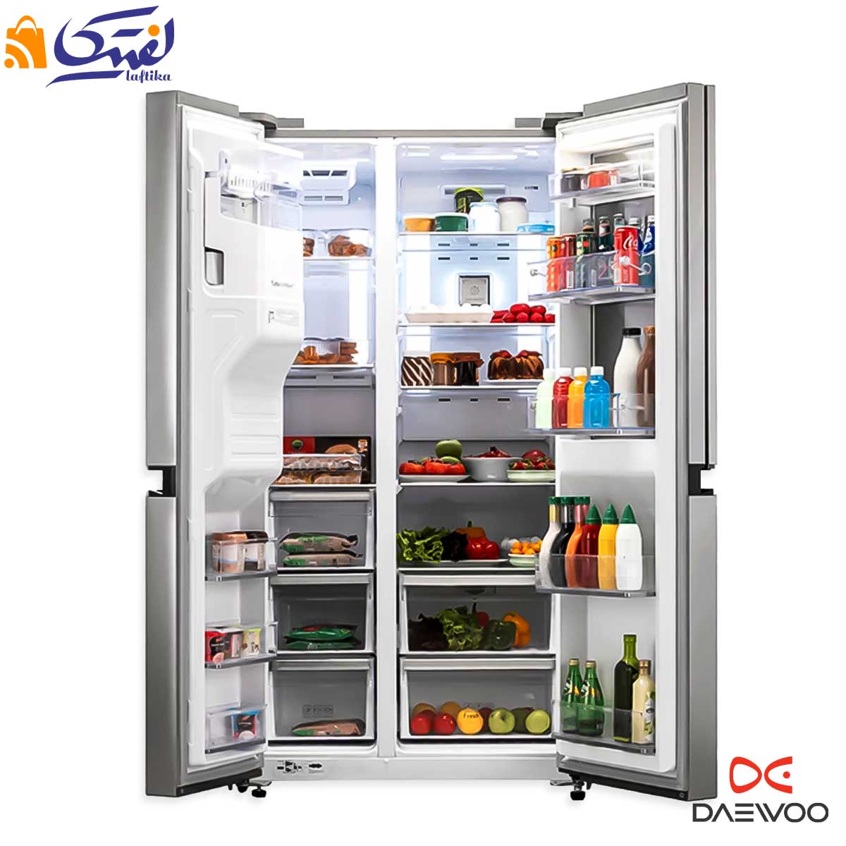 فضای داخلی یخچال فریزر SXi30-30 دوو ساید بای ساید 