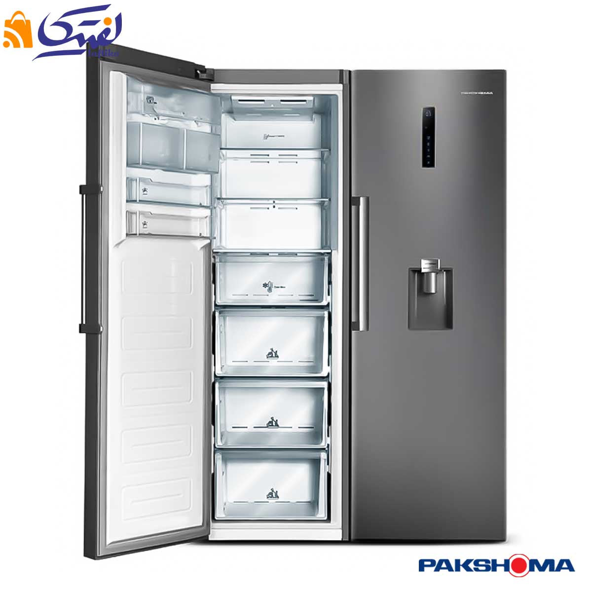 طراحی و امکانات ظاهری یخچال فریزر دوقلو Twin Peaks پاکشوما