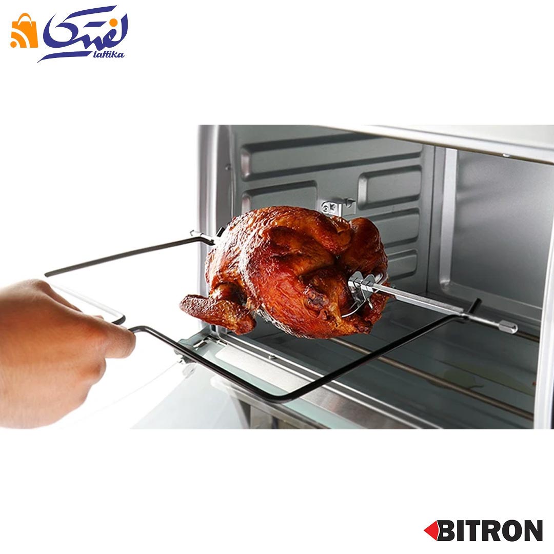 گنجایش  آون توستر 38 لیتر بایترون