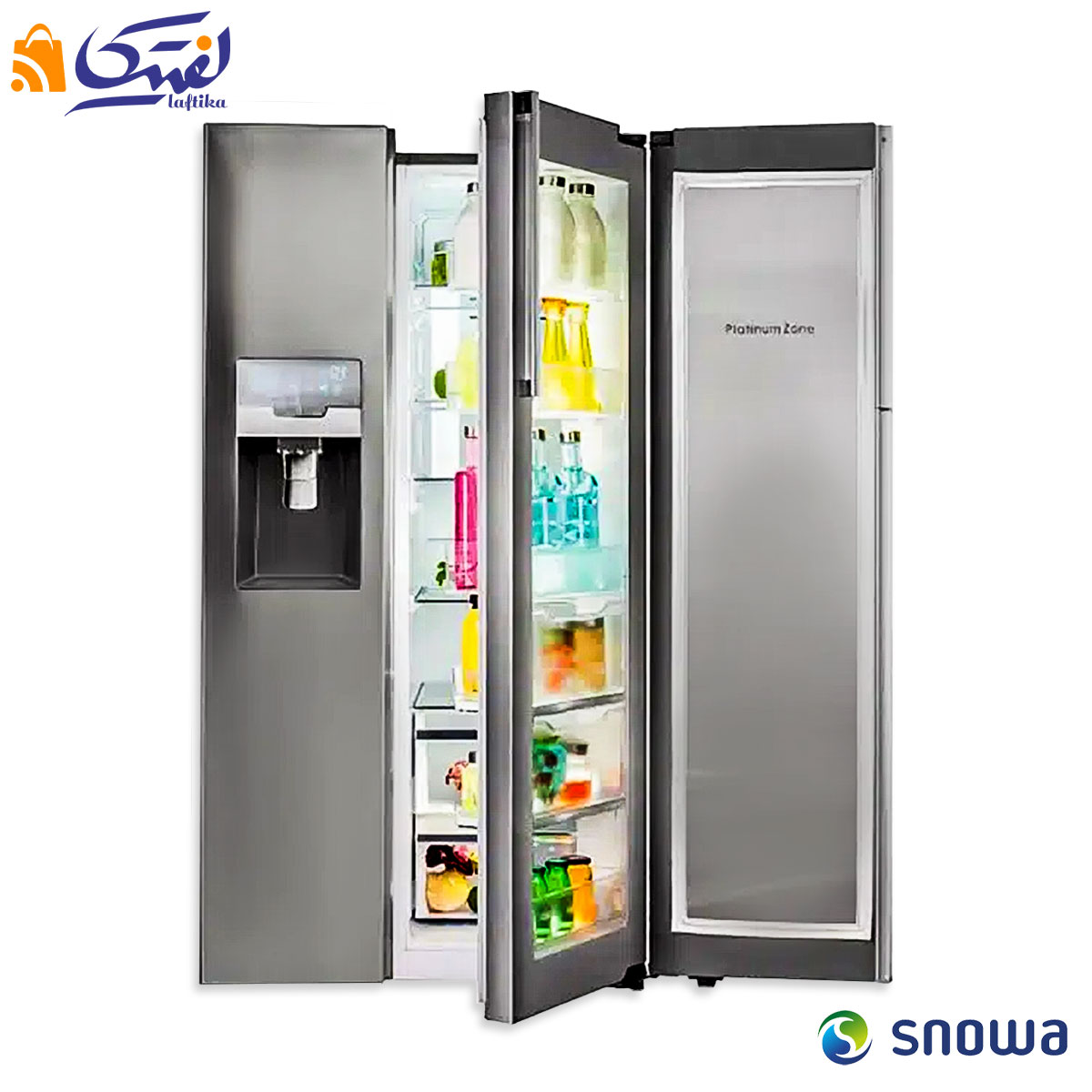 فضای داخلی یخچال فریزر 35 فوت اسنوا SN8-3035