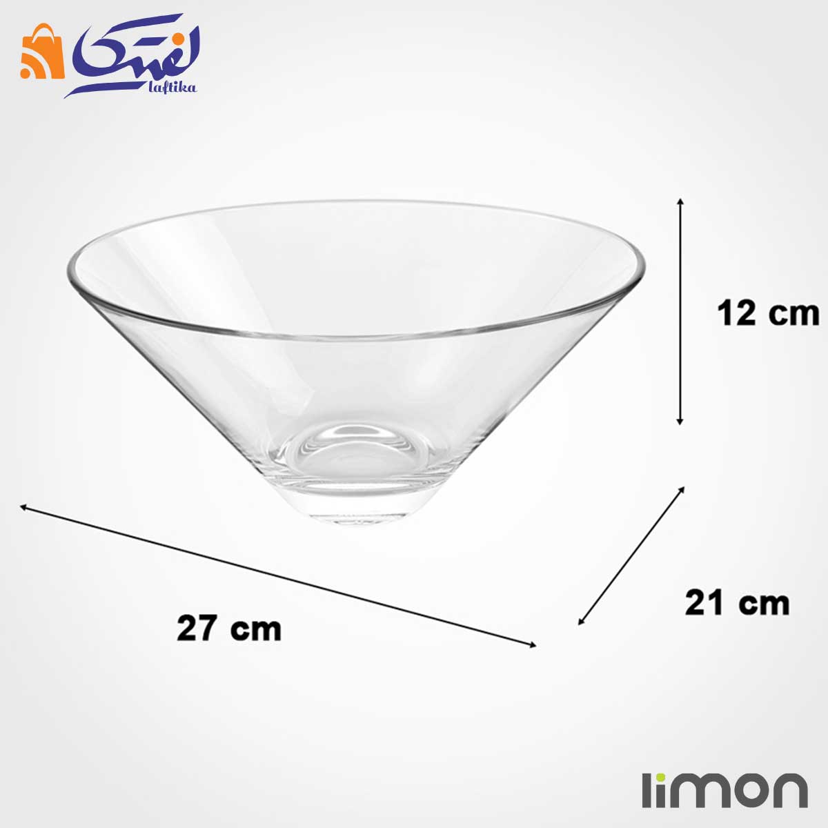 ظرف سرو لیمون با ابعاد استاندراد مخصوص پذیرایی