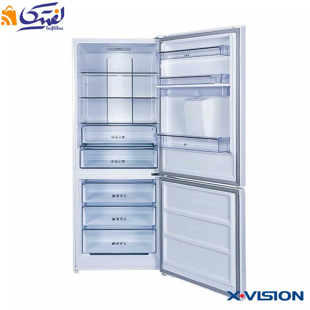 فضای داخلی یخچال فریزر کمبی HB465 ایکس ویژن 18 فوت