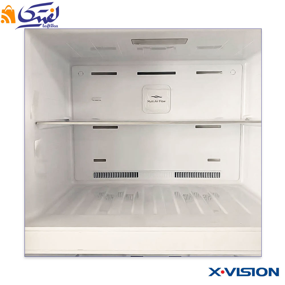 فضای داخلی یخچال فریزر کمبی TT582 ایکس ویژن