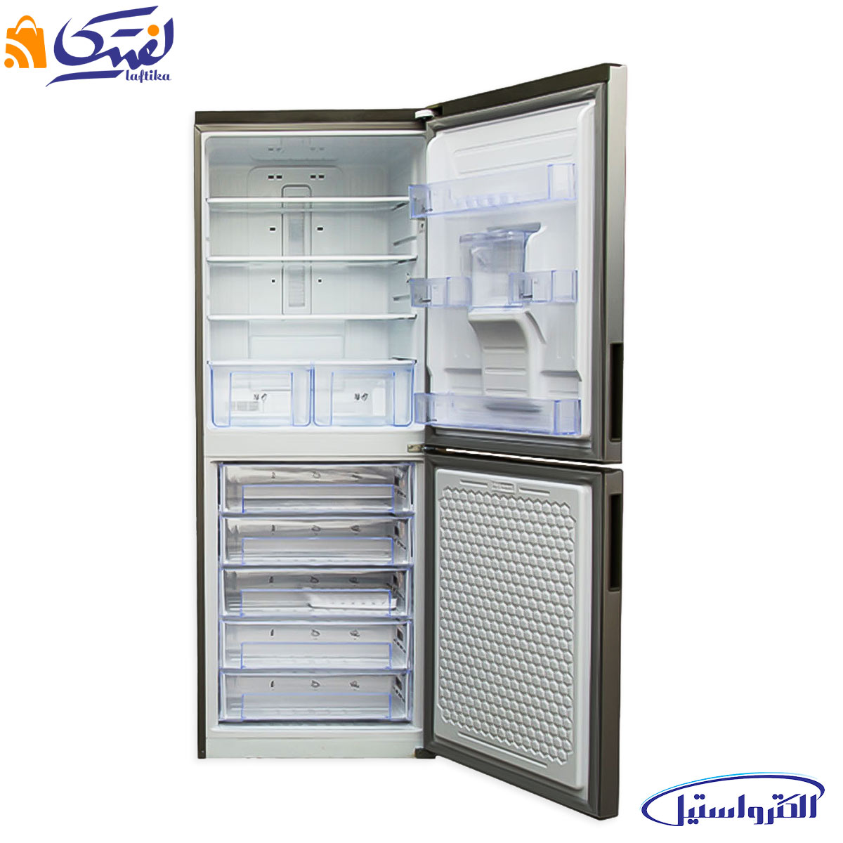 فضای داخلی یخچال فریزر کمبی سکوئنس پلاس الکترواستیل