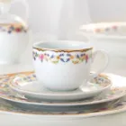 سرویس چینی زرین رویه آرایی ایتالیا اف طرح گلستان