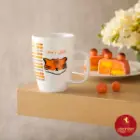 ماگ دسته دار سوئدی چینی زرین طرح تقویم 1401