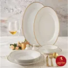 سرویس غذاخوری چینی زرین شهرزاد سپینود 6 نفره