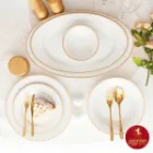 سرویس غذاخوری چینی زرین شهرزاد سپینود 6 نفره