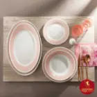 خرید سرویس غذاخوری چینی زرین شهرزاد ماربلا 6 نفره