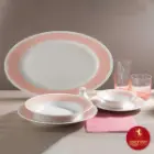 سرویس غذاخوری چینی زرین شهرزاد ماربلا 6 نفره