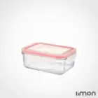 ظرف-شیشه-ای-مستطیل-درب-دار-580-میلی-لیتر-لیمون