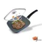 تابه سایز 24 تکدسته چهارگوش دایکاست گرانیتی کاج نچسب