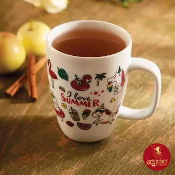ماگ-سوئدی-چینی-زرین-مدل-آی-لاو-سامر