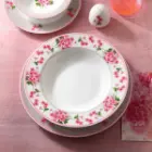 سرویس غذا خوری 6 نفره یاس صورتی