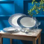 سرویس 102 پارچه میبد سرمه ای