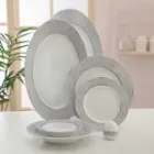 سرویس غذا خوری 6 نفره ایزابل پلاتینی