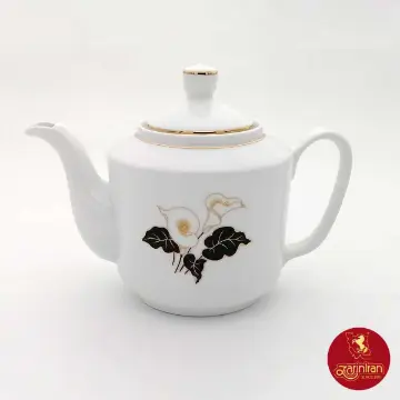 چینی زرین قوری ایتالیا 6 طرح نیلوفر