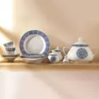 سرویس چینی 108 پارچه شهرزاد چینی زرین کامل سلطانیه طلایی