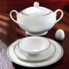 خرید سرویس غذاخوری ریوا پلاتینی چینی زرین 12 نفره