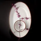 مشخصات سرویس چینی زرین شهرزاد طرح سپینود ارغوانی 12 نفره 108 پارچه