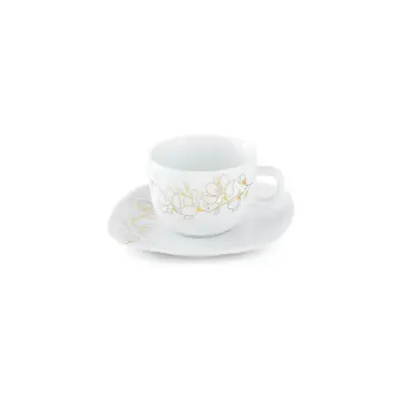 سرویس 12 پارچه چای خوری کواترو طرح شکوفه گیلاس