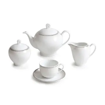 سرویس 17 پارچه چای خوری با کیفیت ایتالیا اف ریوا پلاتینی