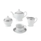 قیمت سرویس 17 پارچه چای خوری ایتالیا اف طرح پالادیوم