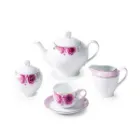 سرویس 17 پارچه چای خوری ایتالیا اف طرح رزفلاور شیک و باکیفیت