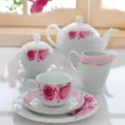 سرویس چایخوری رزفلاور چینی زرین مناسب برای مصارف خانگی