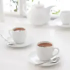 سرویس چینی 12 پارچه قهوه خوری ایتالیا چینی زرین سفید