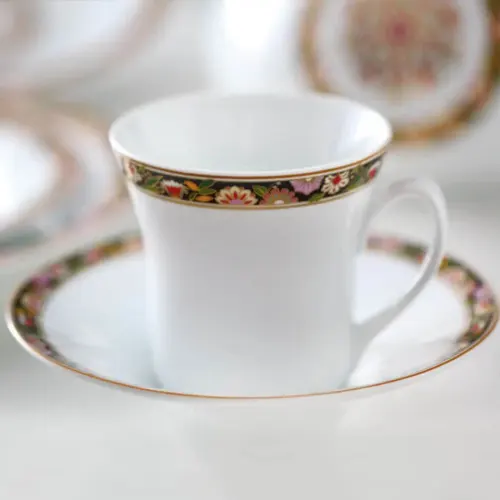 طراحی سرویس چای خوری گلدن گاردن شهرزاد چینی زرین