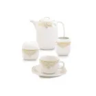 سرویس چینی 17 پارچه چای خوری کواترو چینی زرین موناکو