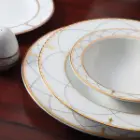 خرید سرویس چینی 28 پارچه غذاخوری ایتالیا اف چینی زرین روما