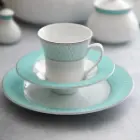 قیمت سرویس چینی 108 پارچه کامل شهرزاد چینی زرین ژانتی فیروزه ای