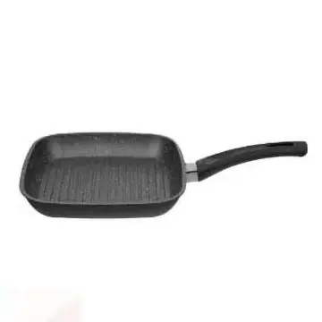 تابه-گرانیتی-بدون-درب-چهارگوش-استیک-پز-فورته-Forte-سایز-24