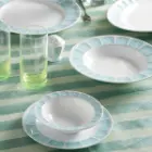 طراحی سرویس چینی آرتمیس فیروزه‌ای چینی زرین