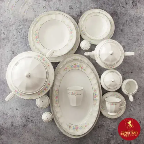 خرید سرویس چینی زرین 103 پارچه کامل گلاریس