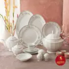 سرویس غذاخوری چینی زرین نئوکلاسیک طرح گلاریس