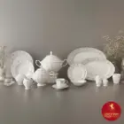 خرید سرویس چینی زرین نئوکلاسیک هوراند پلاتینی 12 نفره