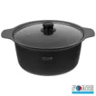 قابلمه گرانیتی کاترینا مدل فورته مشکی سایز 32
