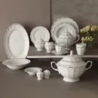 کاربردهای سرویس-چینی-12-نفره-کامل-نئوکلاسیک-نارسیس-پلاتینی