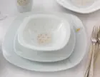چینی زرین 6 نفره غذاخوری کواترو گلدن لوتوس