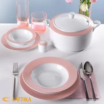 چینی زرین 12 نفره با کیفیت رادیانس ماربل