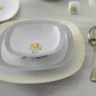 چینی زرین 6 نفره کواترو والنسیا زرد