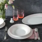 بهترین قیمت سرویس مریدین صورتی چینی زرین شهرزاد 6 نفره